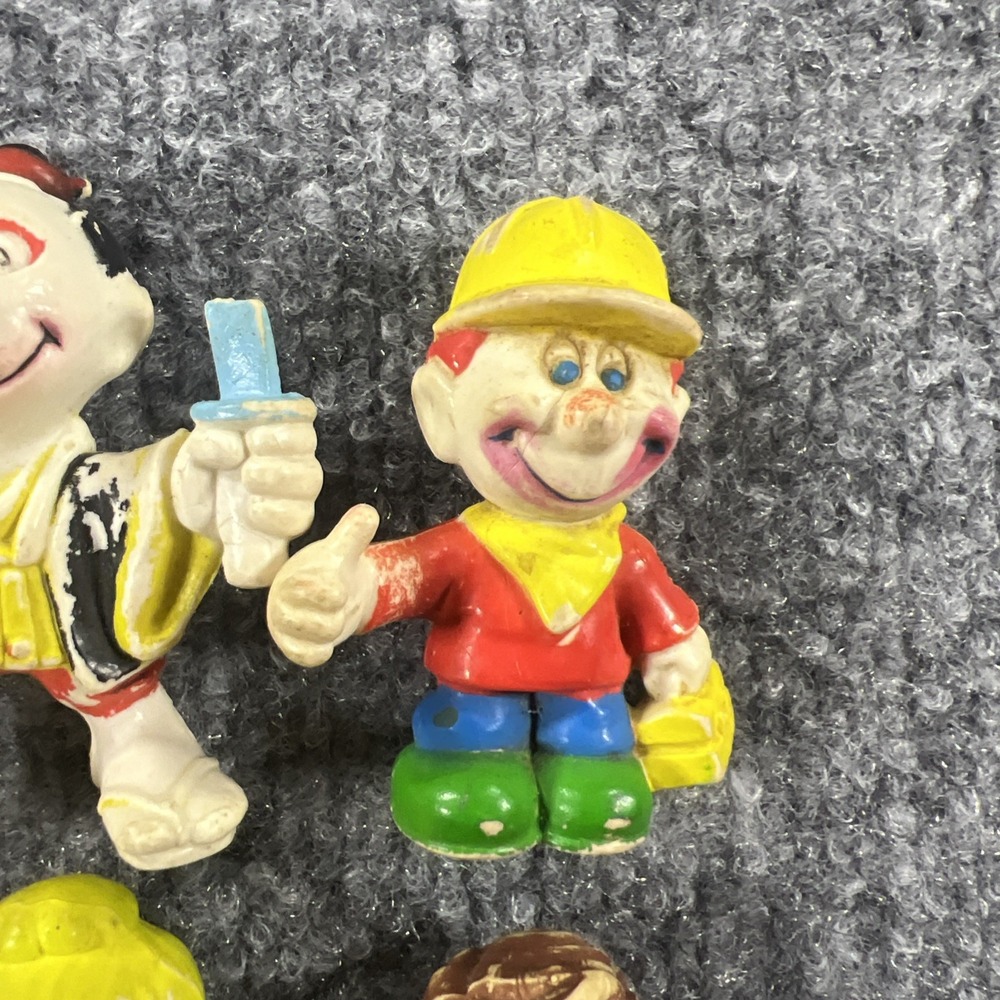 Vtg 1981 Mego Clown Around PVC Figures Lot of 6 🎪 - Picture 4 of 13